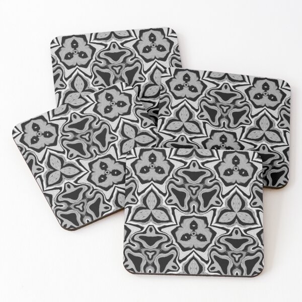 Item preview, Kaleidoscope White Camaïeu, motif 5, by Bennydoscope designed and sold by Bennydoscope.
