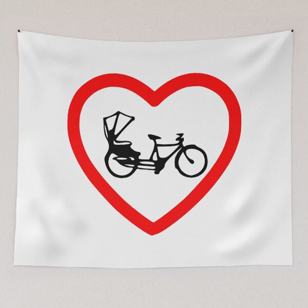 Item preview, i love rickshaw designed and sold by bike-tees.