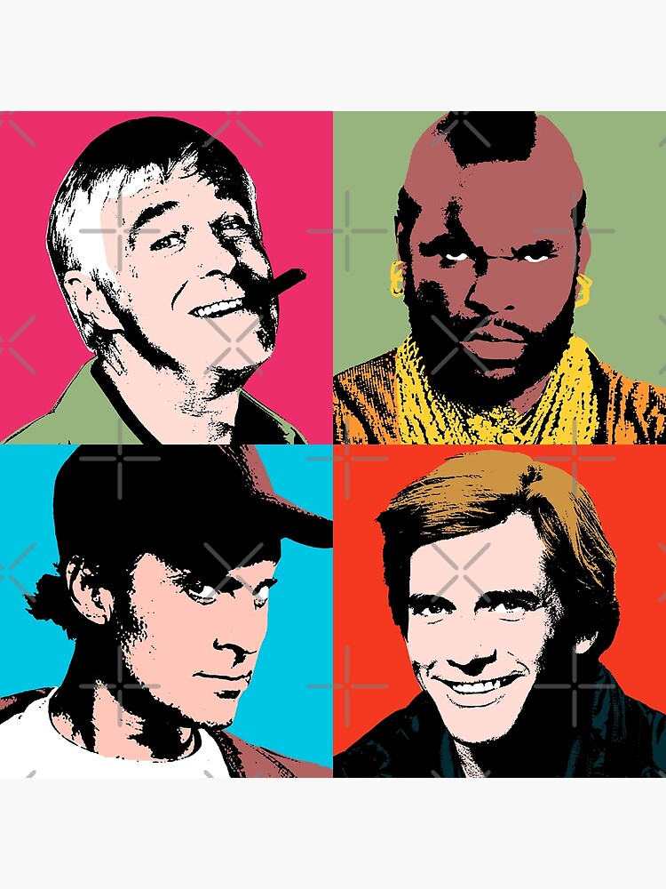 Thumbnail 3 of 3, Canvas Print, The A-Warhol Team designed and sold by Retro-Freak.