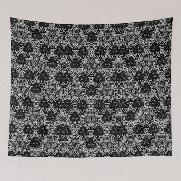 Item preview, Kaleidoscope White Camaïeu, motif 8, by Bennydoscope designed and sold by Bennydoscope.