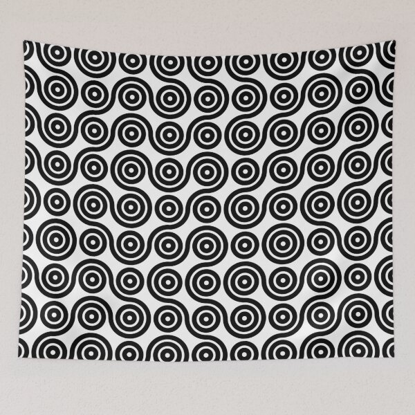 Aperçu de l'œuvre Illustration d'arrière-plan Truchet Random Pattern Generative Tile Art créée et vendue par IuriiVlasenko.