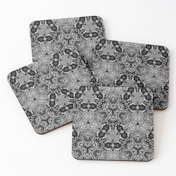 Item preview, White Camaïeu Kaleidoscope, Pattern 10, by Bennydoscope designed and sold by Bennydoscope.