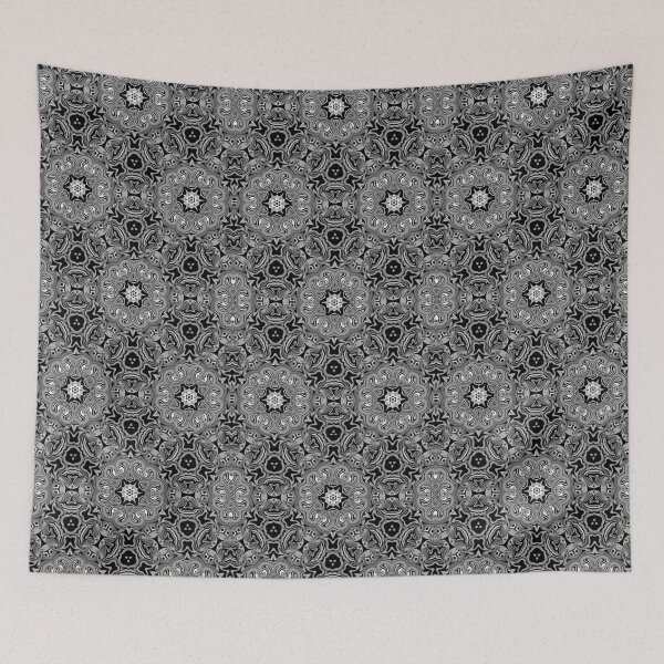 Item preview, Kaleidoscope White Camaïeu, motif 12, by Bennydoscope designed and sold by Bennydoscope.