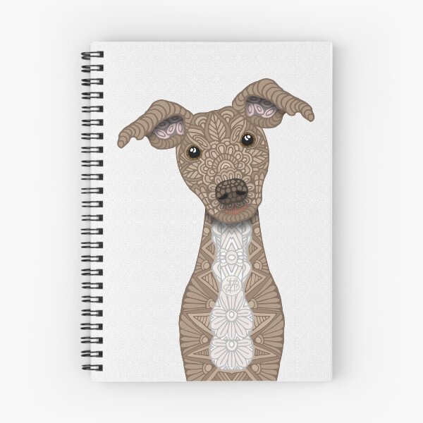 Item preview, Cute Fawn & White Italian Greyhound designed and sold by artlovepassion.