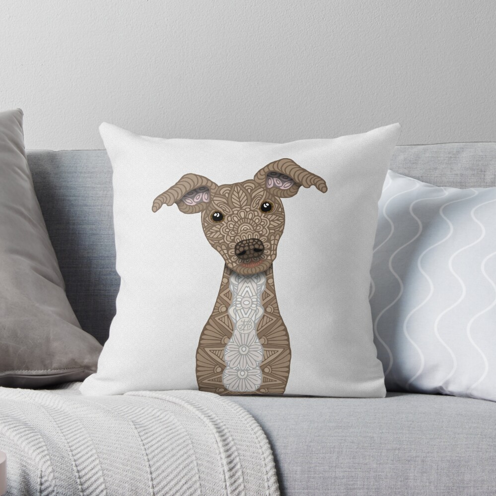 italian greyhound pillow