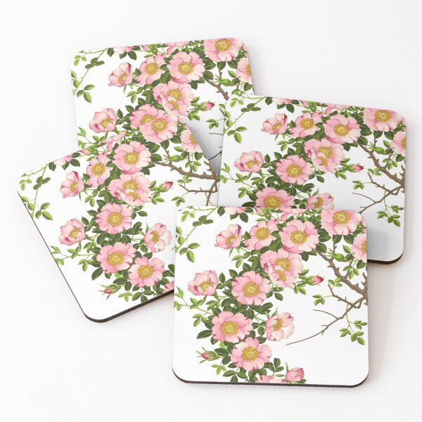 Item preview, Vintage Japanese Cherry Blossoms, Pink and Gold designed and sold by Marymarice.