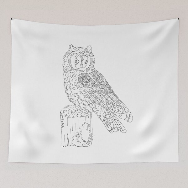 Item preview, Long-Eared Owl designed and sold by nolessjess.