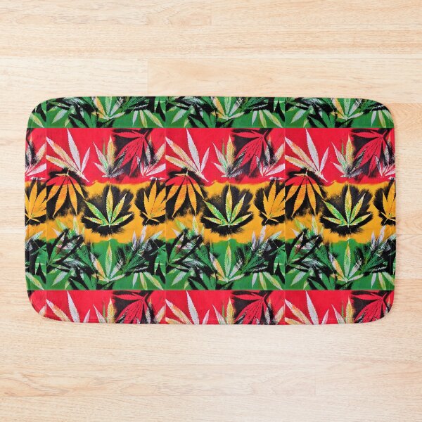Item preview, Lively Up Yourself! ~ Rasta Live Fan Leaf Nature Print designed and sold by Veronica White.