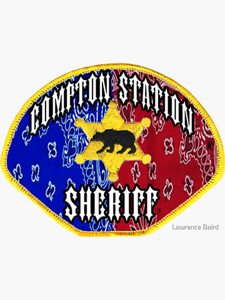 Station Sheriff" Sticker for Sale by Lawrence Baird Redbubble