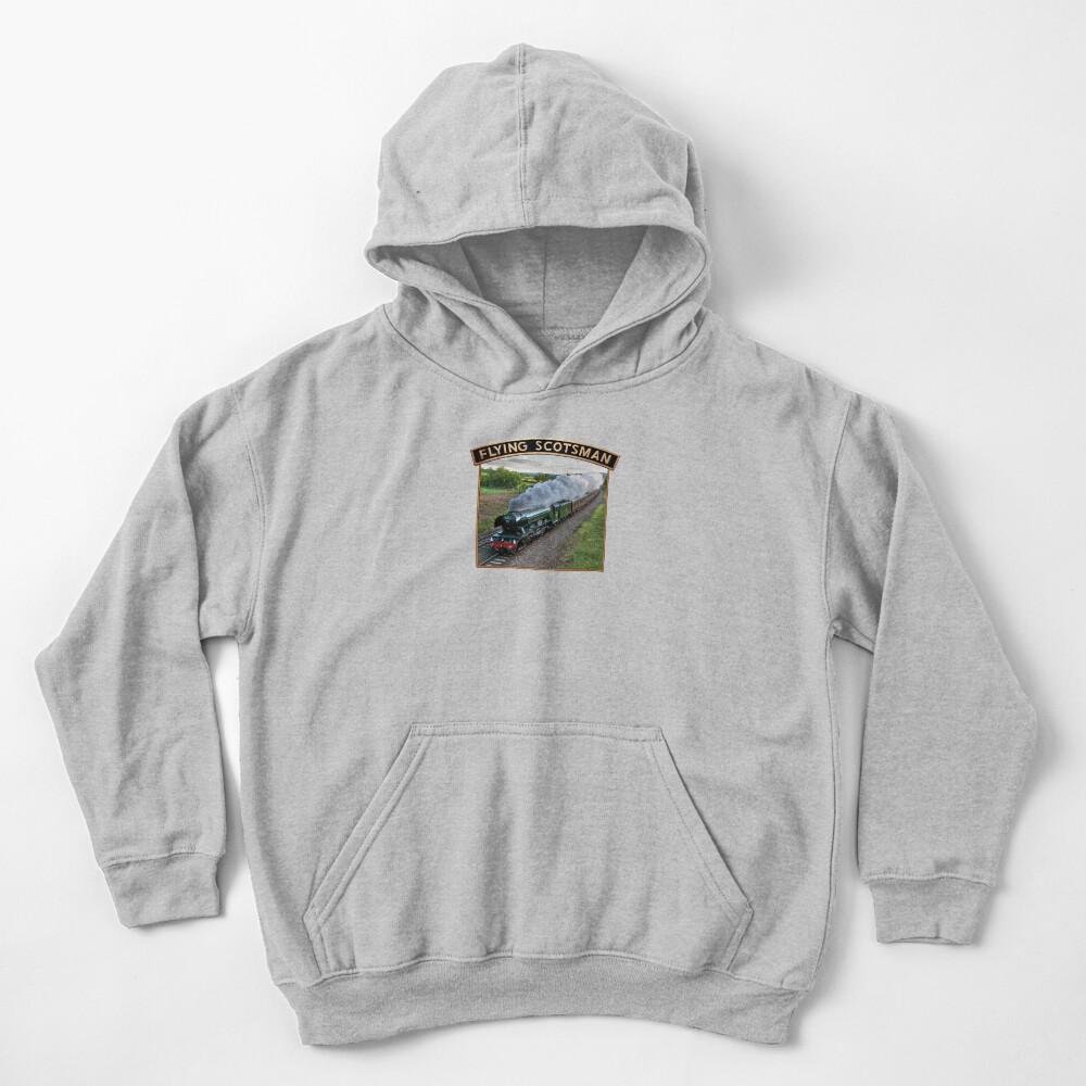 Flying Scotsman and Nameplate Kids Pullover Hoodie