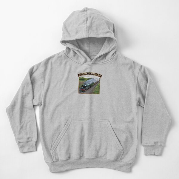 Flying Scotsman and Nameplate Kids Pullover Hoodie