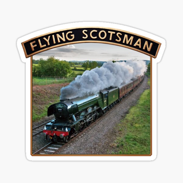 Flying Scotsman and Nameplate Sticker