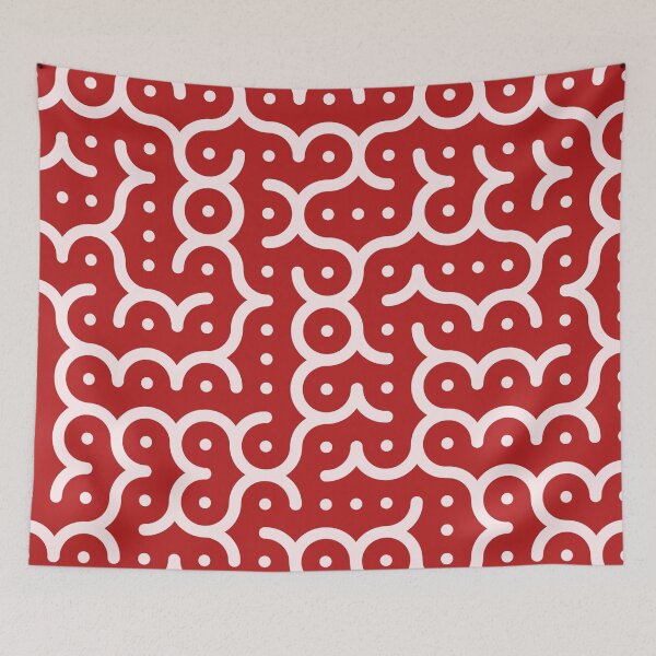 Aperçu de l'œuvre Illustration d'arrière-plan Truchet Random Pattern Generative Tile Art créée et vendue par IuriiVlasenko.