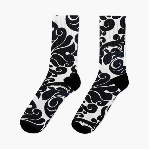 Item preview, Black and White Mosaic Swirls designed and sold by MOBpubdesign.