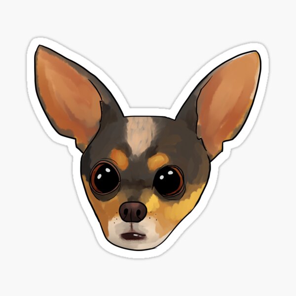 Little Brown Chihuahua Sticker