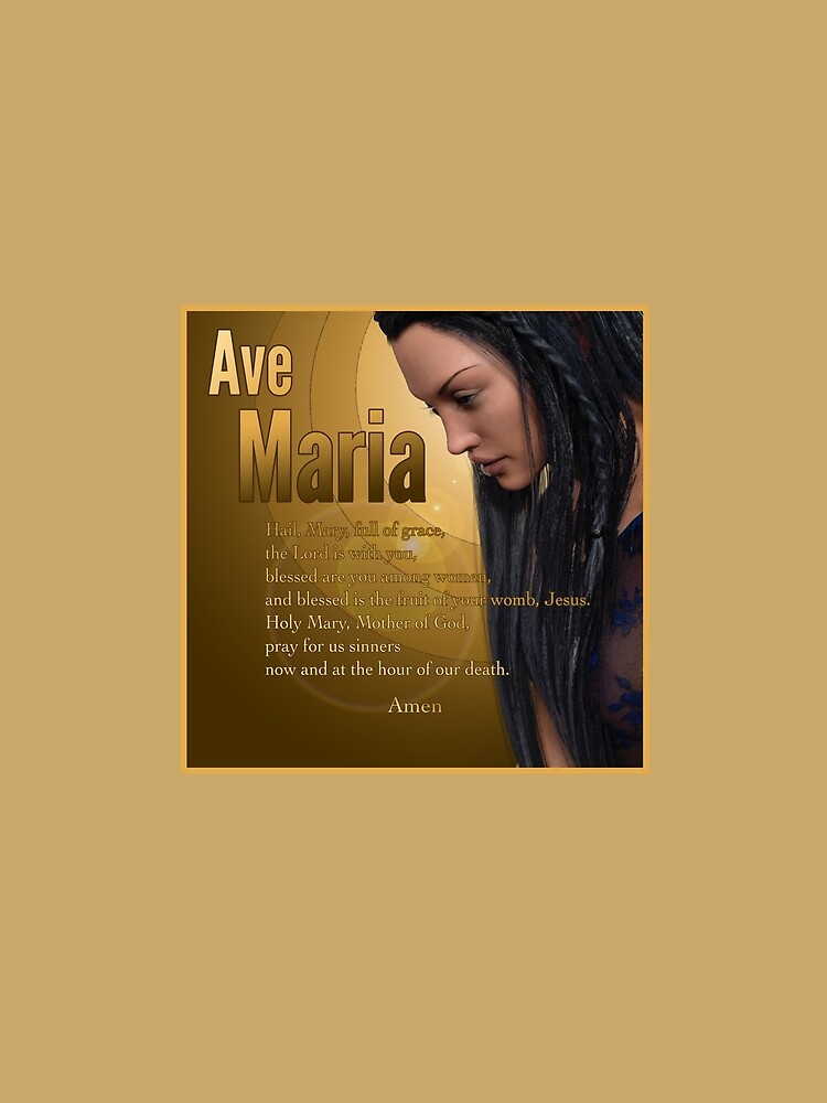 Hail Mary - Ave Maria - The prayer in English by andyrenard