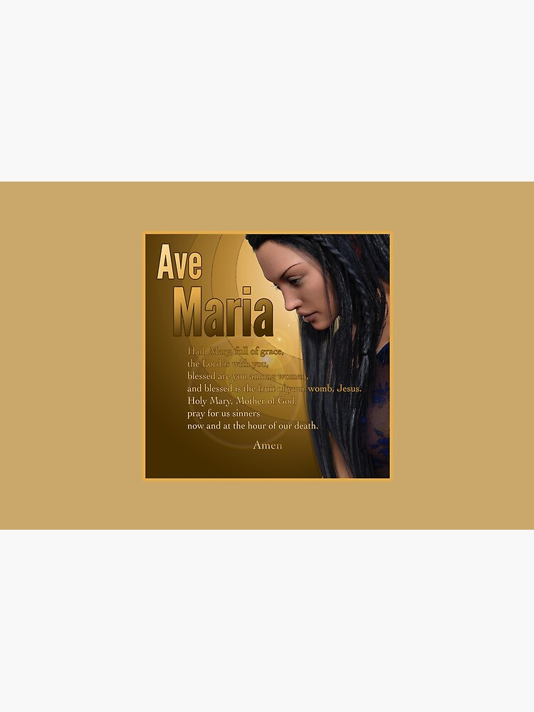 Hail Mary - Ave Maria - The prayer in English by andyrenard