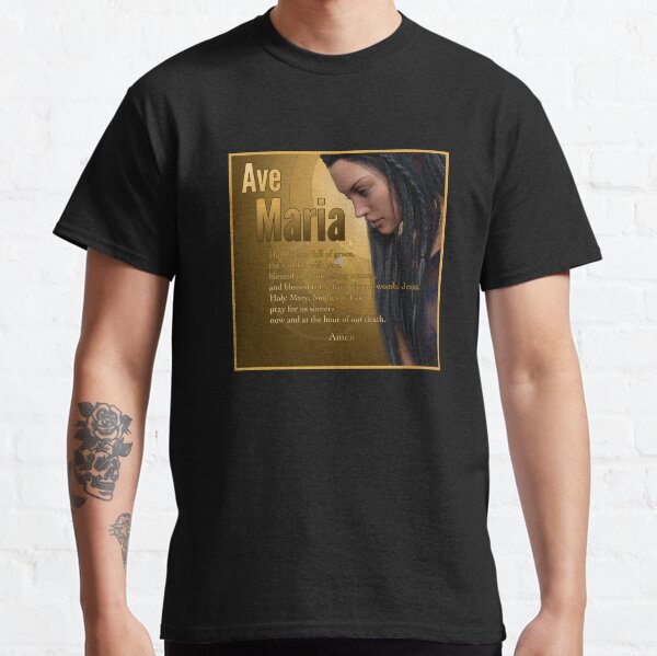 Hail Mary - Ave Maria - The prayer in English Classic T-Shirt