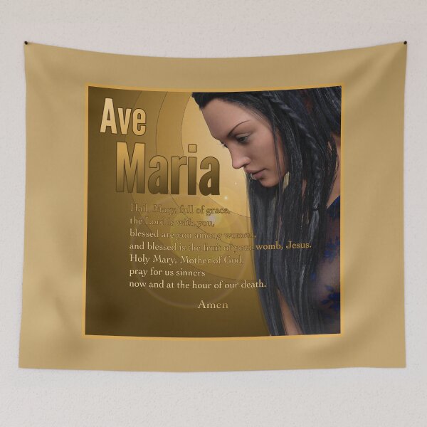 Item preview, Hail Mary - Ave Maria - The prayer in English designed and sold by Andy Renard.