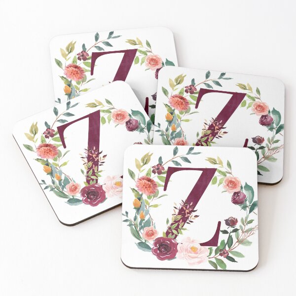 Item preview, Floral Wreath Monogram - Z designed and sold by Amanda-Lakey.
