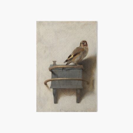 The Goldfinch (High Resolution), Carel Fabritius Art Board Print