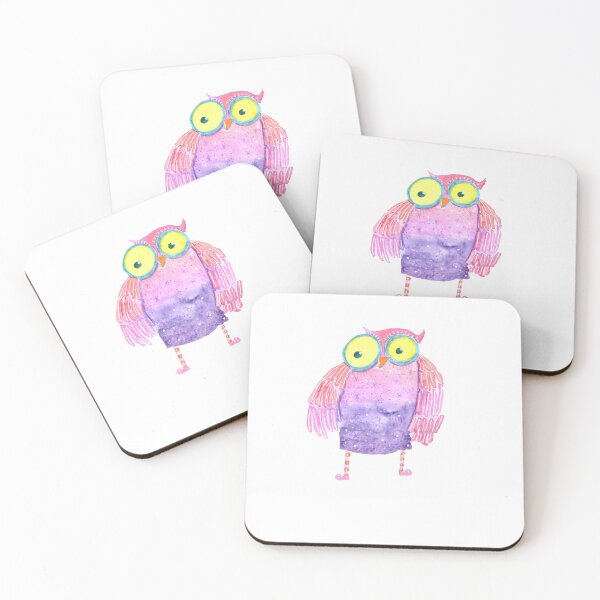 Item preview, Pinkish Owl designed and sold by embellish studios.