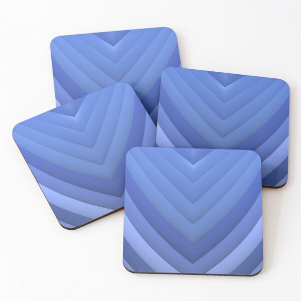 Item preview, Symmetrical Stripes in Blue designed and sold by Lyle Hatch.