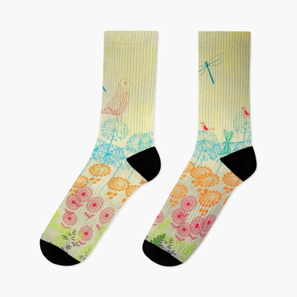 Item preview, Flowers and Dragonflies designed and sold by oliviastclaire.