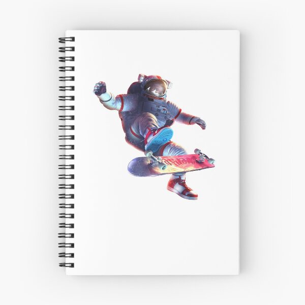 Artikelvorschau, Astronaut Kickflip Minimalist Retro Design entworfen und verkauft von lynxcollection.