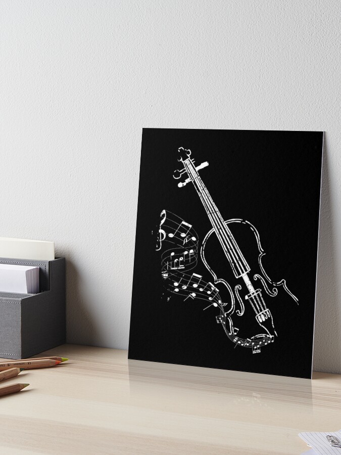 Beautiful Vintage Style Violin Design For Music Lovers