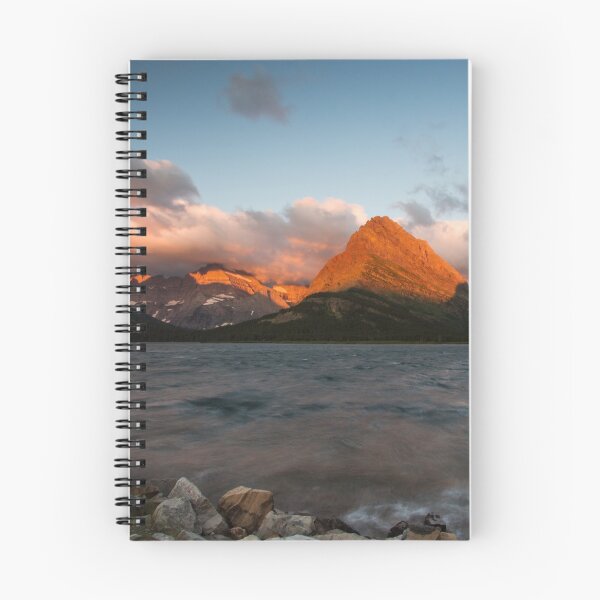 Item preview, Sunrise Over Swiftcurrent Lake, Glacier National Park, Montana designed and sold by AvocaSpring.