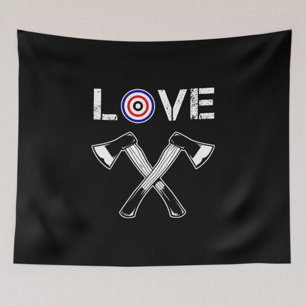 Item preview, Axe Throwing Quote Sport Bullseye Throw Ax Sport Club Team designed and sold by CreatedByHeidi.