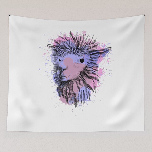Item preview, Alpaca Llamalover Llama T-shirt many colors paint splash designed and sold by Tasia Ka.