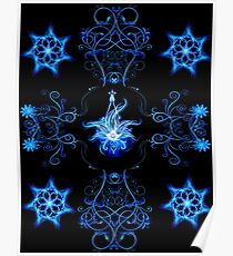 cool blue Poster