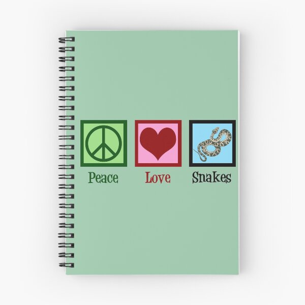 Item preview, Peace Love Snakes designed and sold by Epic Love Designs.