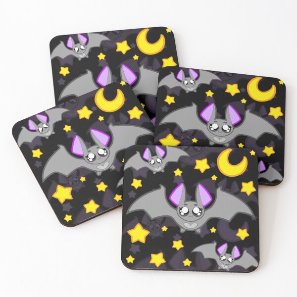 Item preview, Kreepy Kawaii BATS - BLACK designed and sold by Penelope Barbalios.