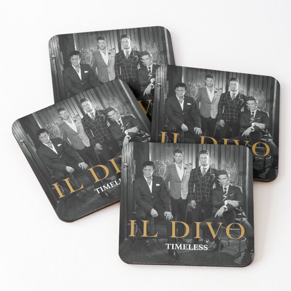il divo timeless tour 2019 2020 putihmuda Coasters (Set of 4)