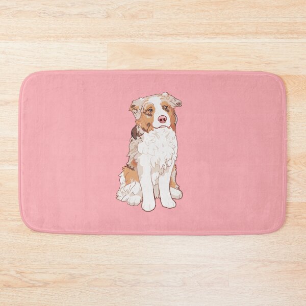 Item preview, Red Merle Australian Shepherd - Aussie Kiba Ivy Fox Illustration  designed and sold by Ivy Fox Illustration.