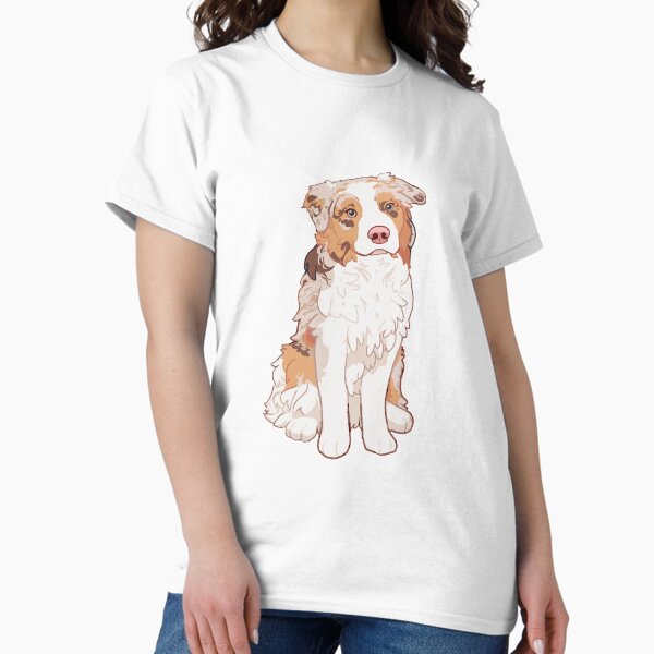 Artikel-Vorschau von Red Merle Australian Shepherd - Aussie Kiba Ivy Fox Illustration, designt und verkauft von Ivy Fox Illustration.