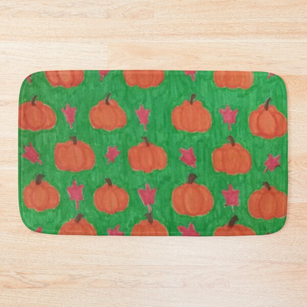 Item preview, Green Autumn Pumpkin Patch designed and sold by DanielleGensler.