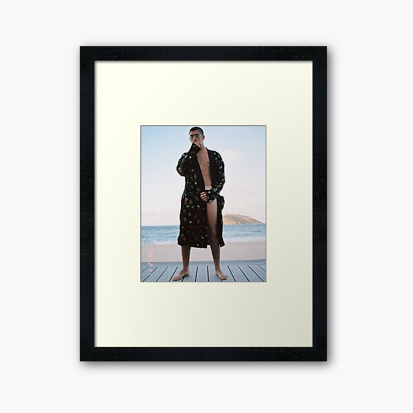 BAD BUNNY Robe Framed Art Print