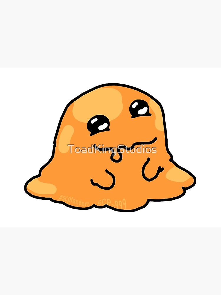 SCP-999 orange blob tickle monster Art Board Print for Sale by