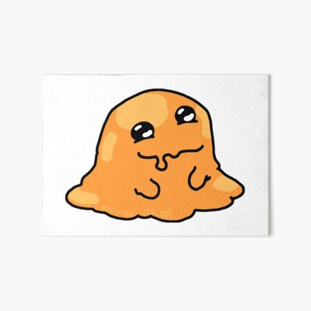 All Over Scp 999 Orange Blob Tickle Monster Art Board Print By Toadkingstudios Redbubble