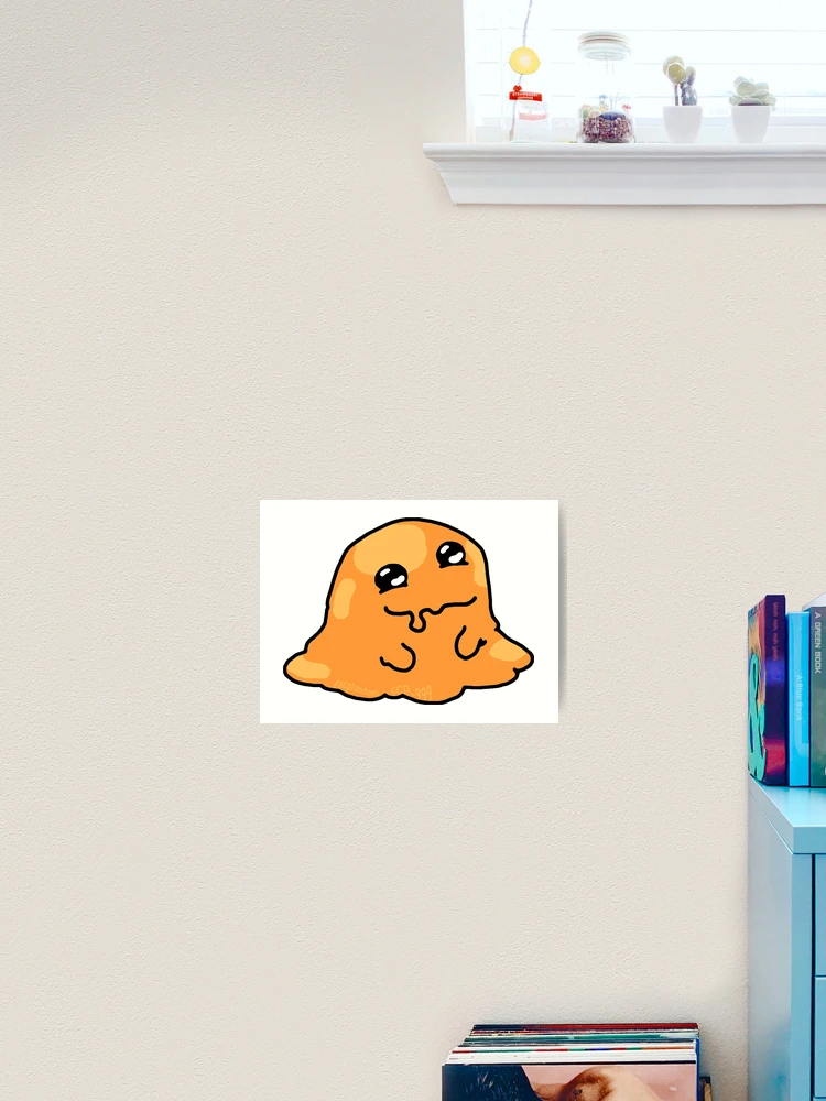 SCP-999 orange blob tickle monster Art Board Print for Sale by