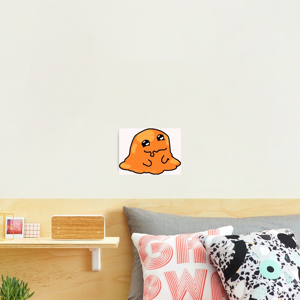 SCP-999 orange blob tickle monster Art Board Print for Sale by