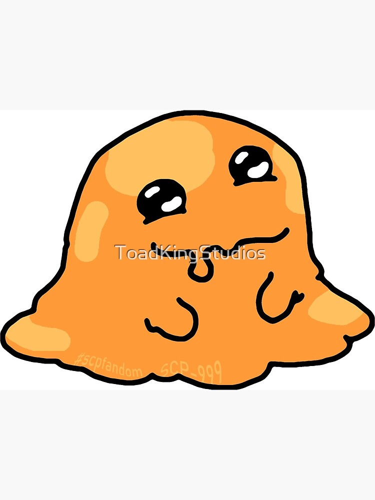 SCP-999 orange blob tickle monster Postcard for Sale by