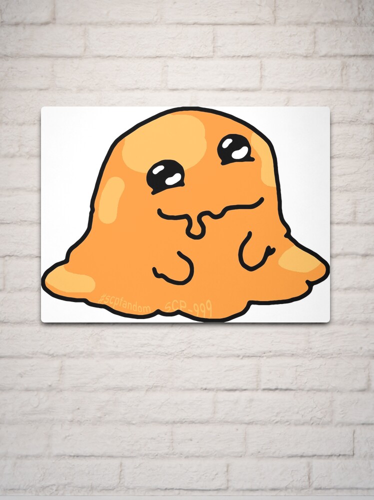 SCP-999 orange blob tickle monster Art Board Print for Sale by