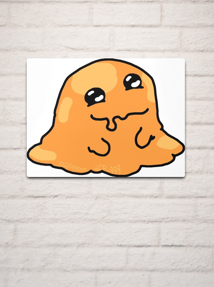 SCP-999 orange blob tickle monster Art Board Print for Sale by