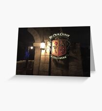 Be Our Guest Restaurant Greeting Card