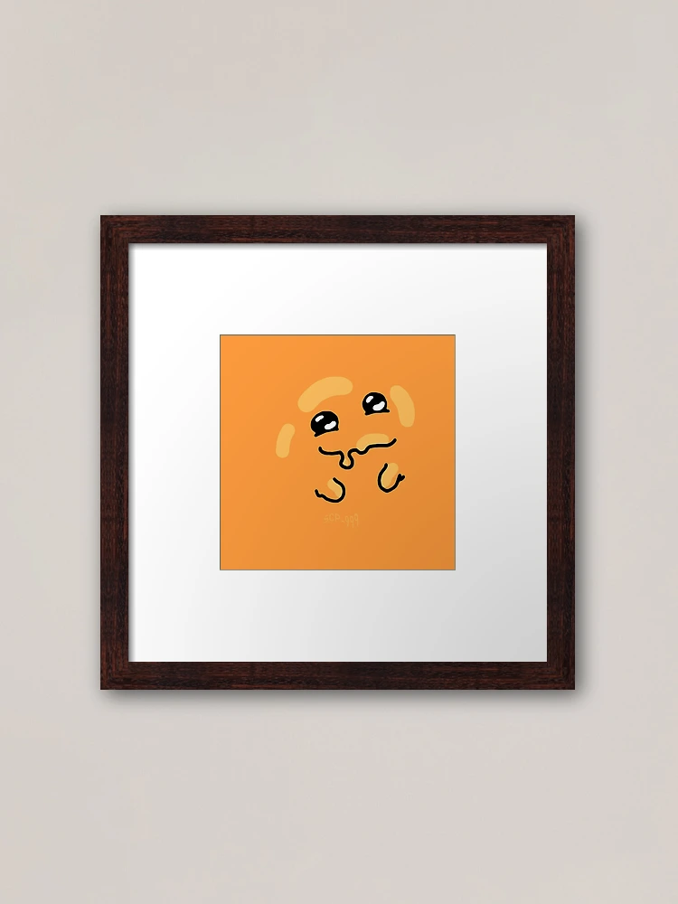 SCP-999 orange blob tickle monster Art Board Print for Sale by